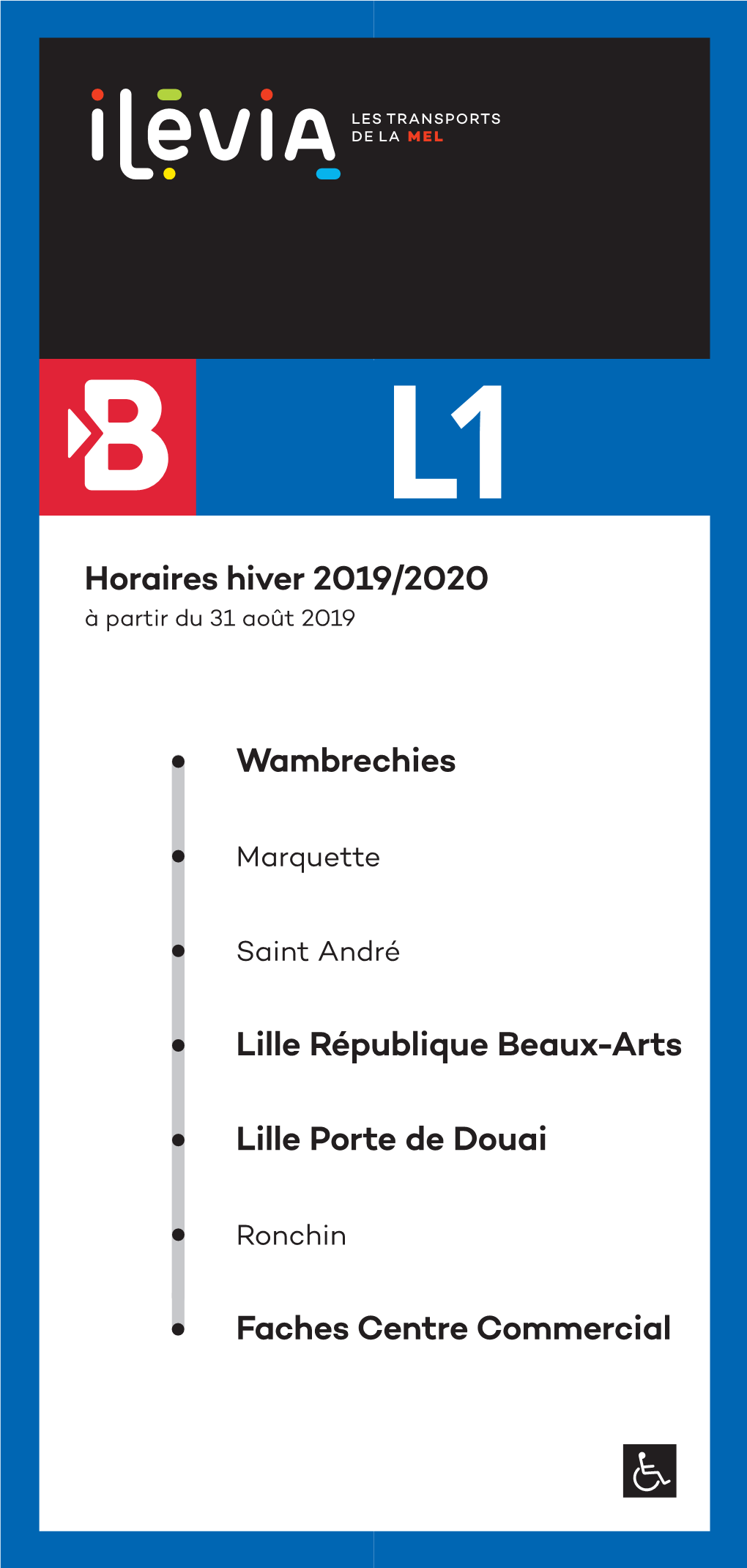 L1 Horaires Hiver 2019/2020 À Partir Du 31 Août 2019