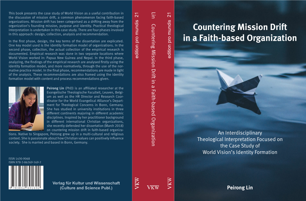 Countering Mission Drift in a Faith-Based Organization