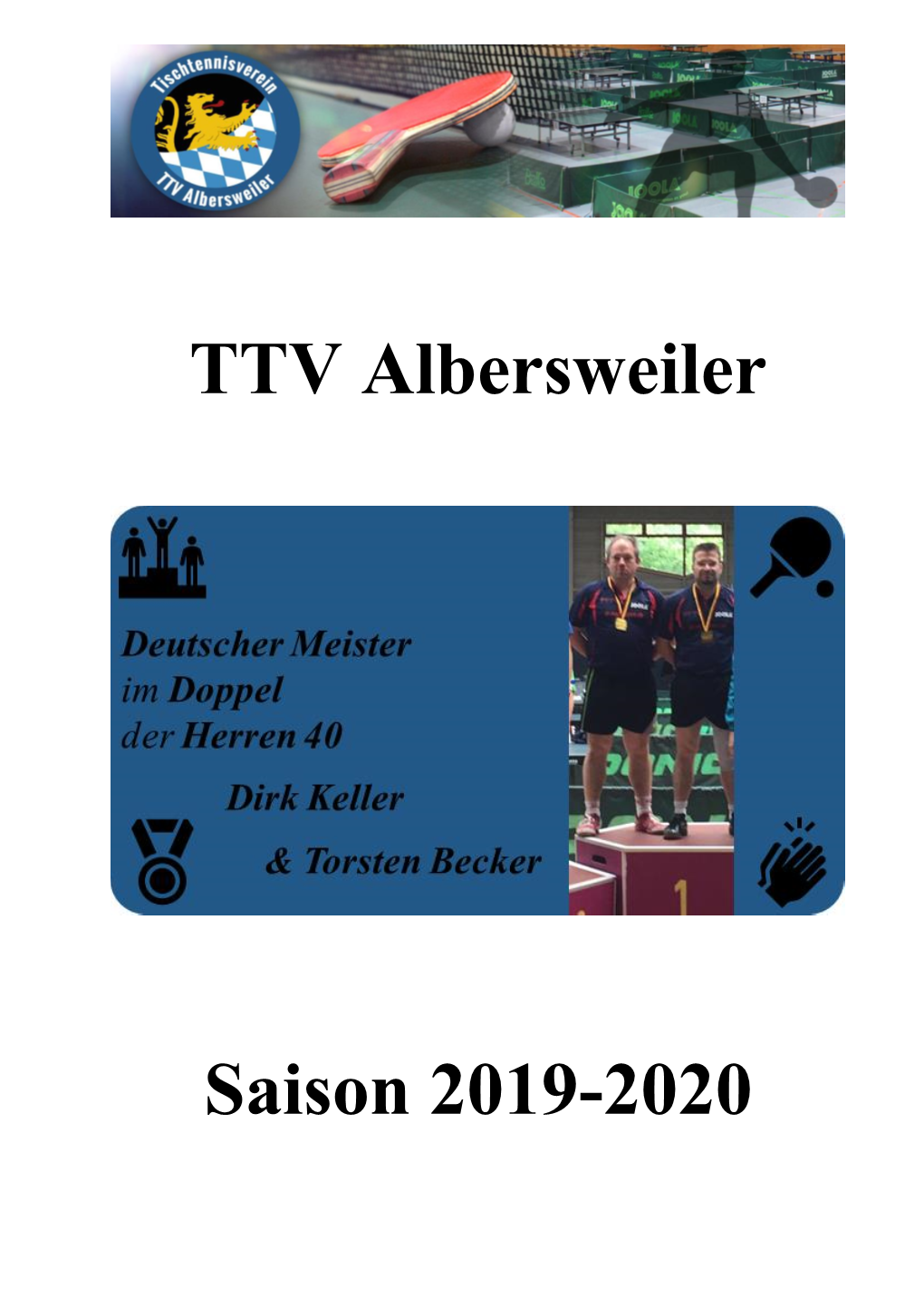 TTV Albersweiler Saison 2019-2020