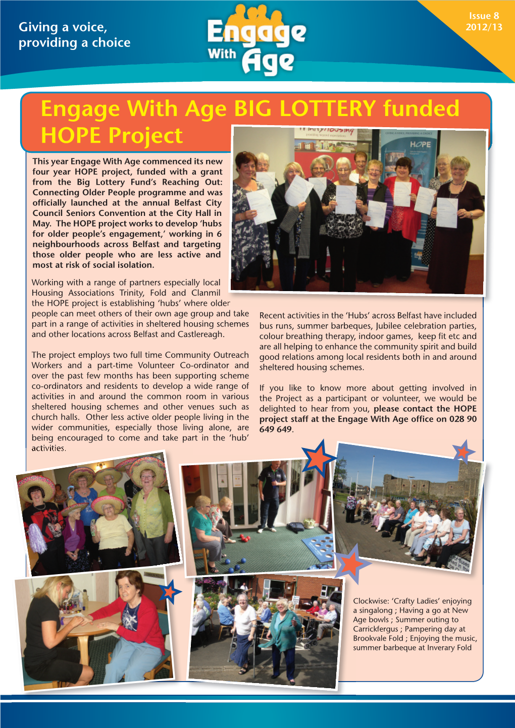 Engage with Age Newsletter Issue 8 2012 / 2013