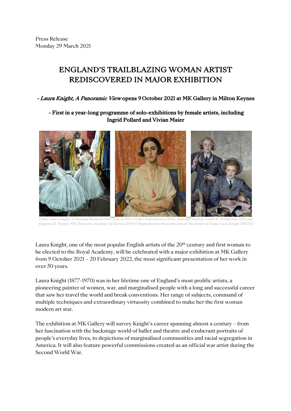 England's Trailblazing Woman Artist Rediscovered In