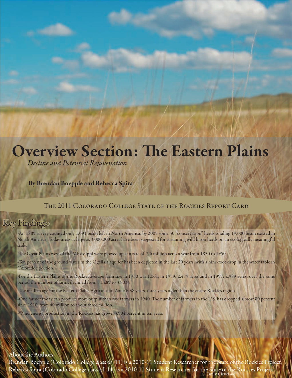 The Eastern Plains