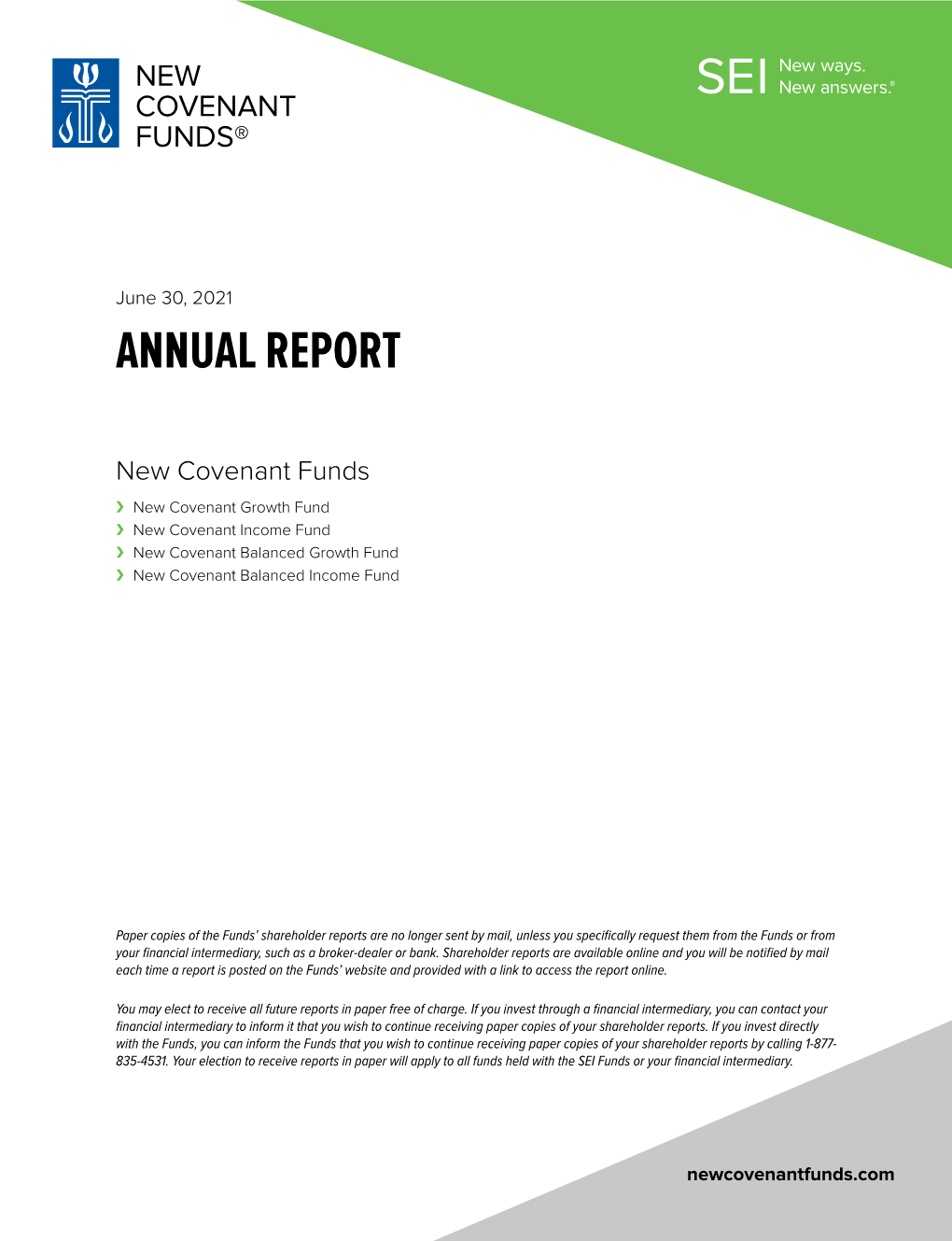 New Covenant Funds®