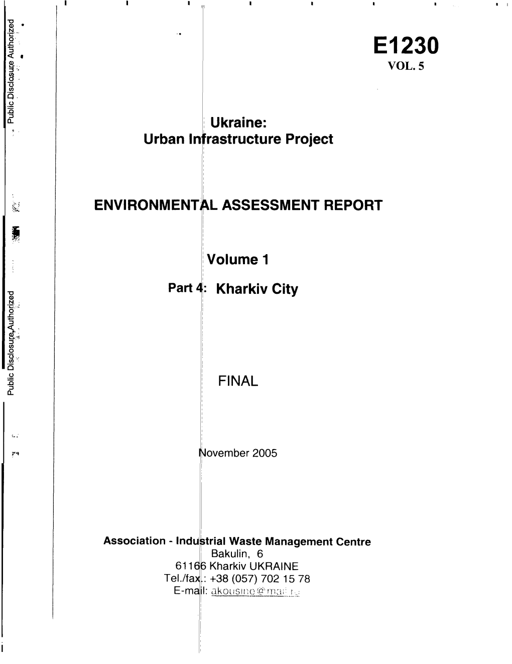 Indu Strial Waste Management Centre Bakulin, 6 61 1 L6 Kharkiv UKRAINE Tei./Fa)L.: +38 (057) 702 15 78 E-Ma |I: Tkn,Usn E9 (; Trv R - ______