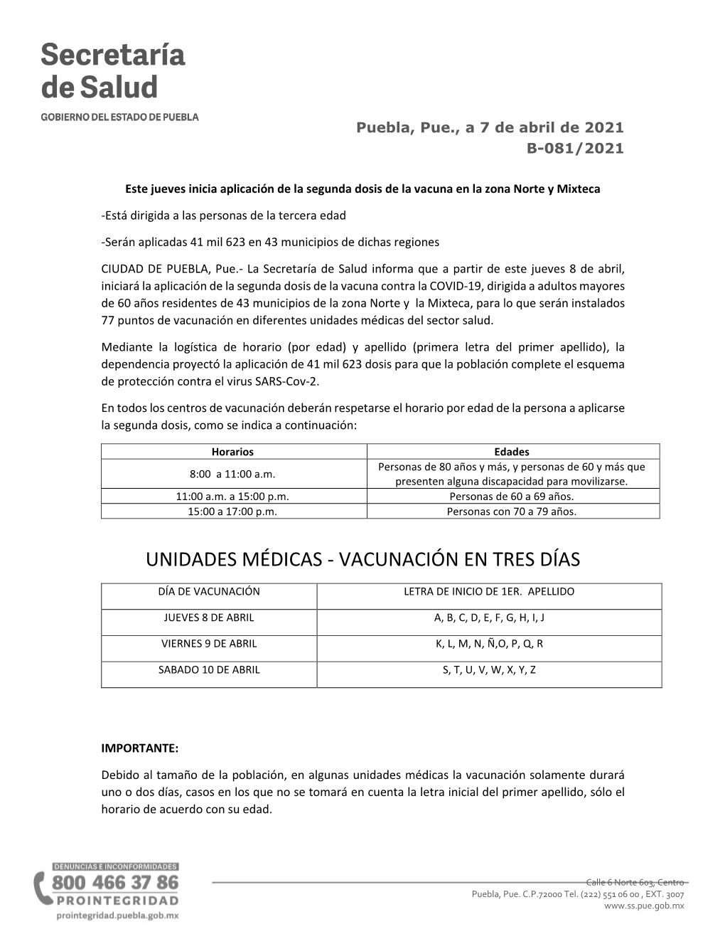Unidades Médicas Del Sector Salud