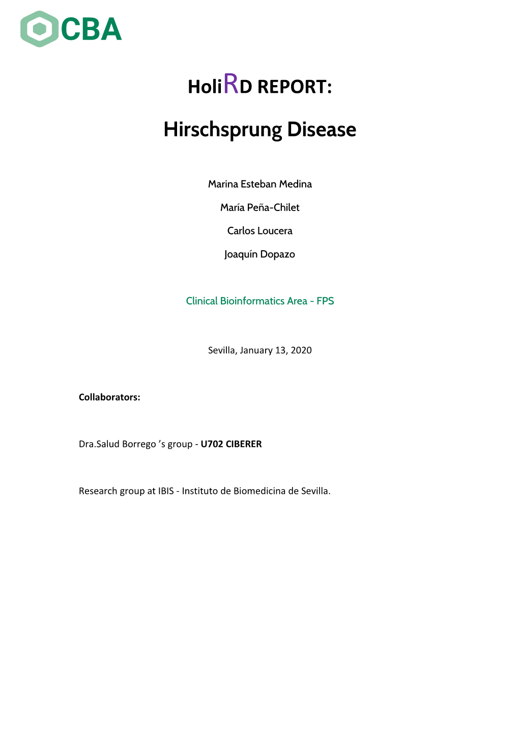 Hirschsprung Disease