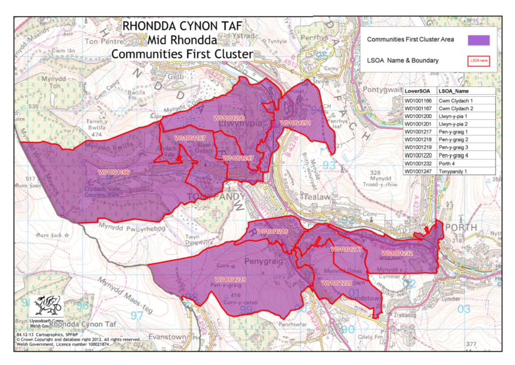 RHONDDA CYNON TAF Lower Cynon Communities First Cluster