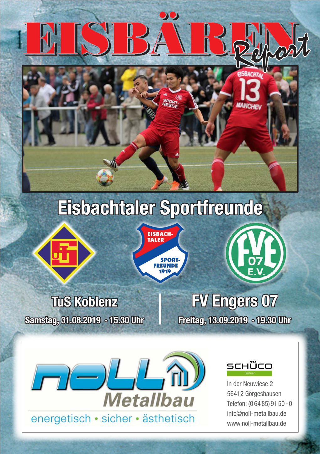 Eisbachtal, Stadionzeitung Ausgabe 2.Indd