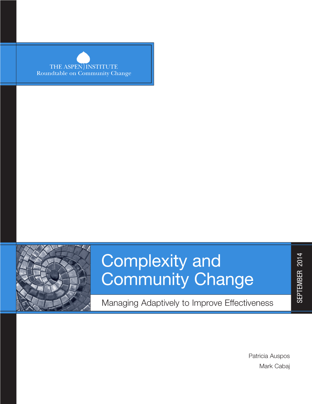 Complexity and Community Change: Managing Adaptively to Improve Effectiveness V Preface