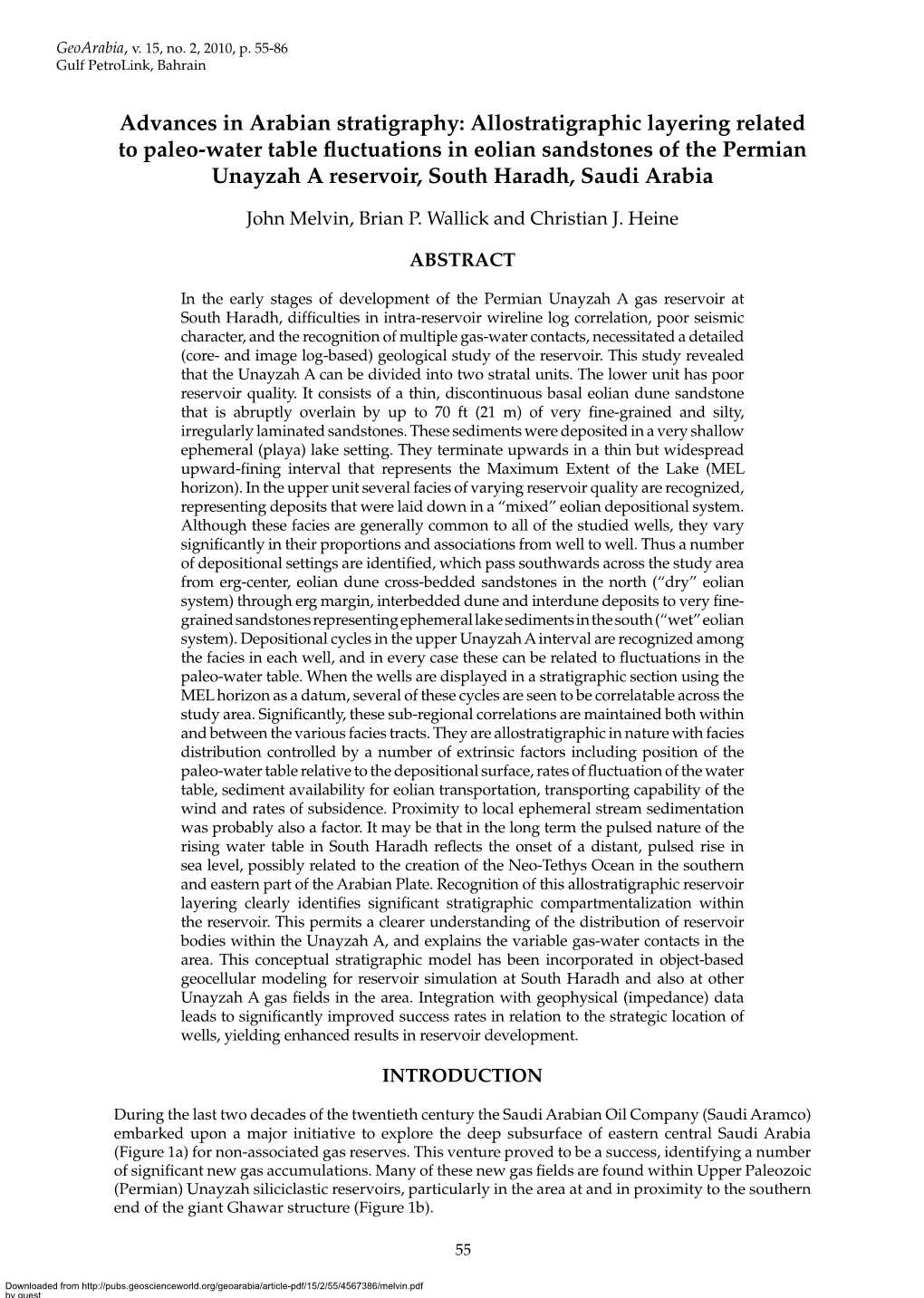 Advances in Arabian Stratigraphy