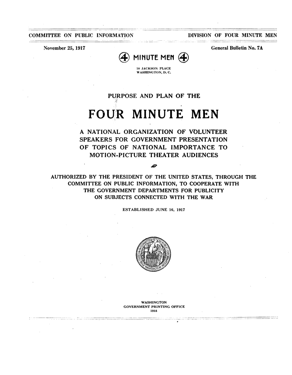 Four Minute Men