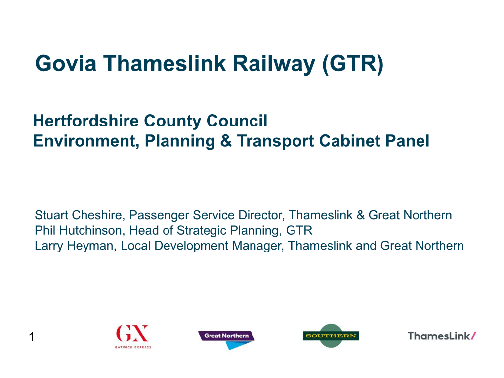 Govia Thameslink Railway (GTR)