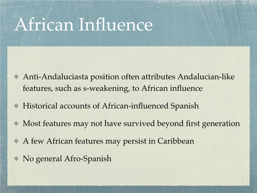 African Influence