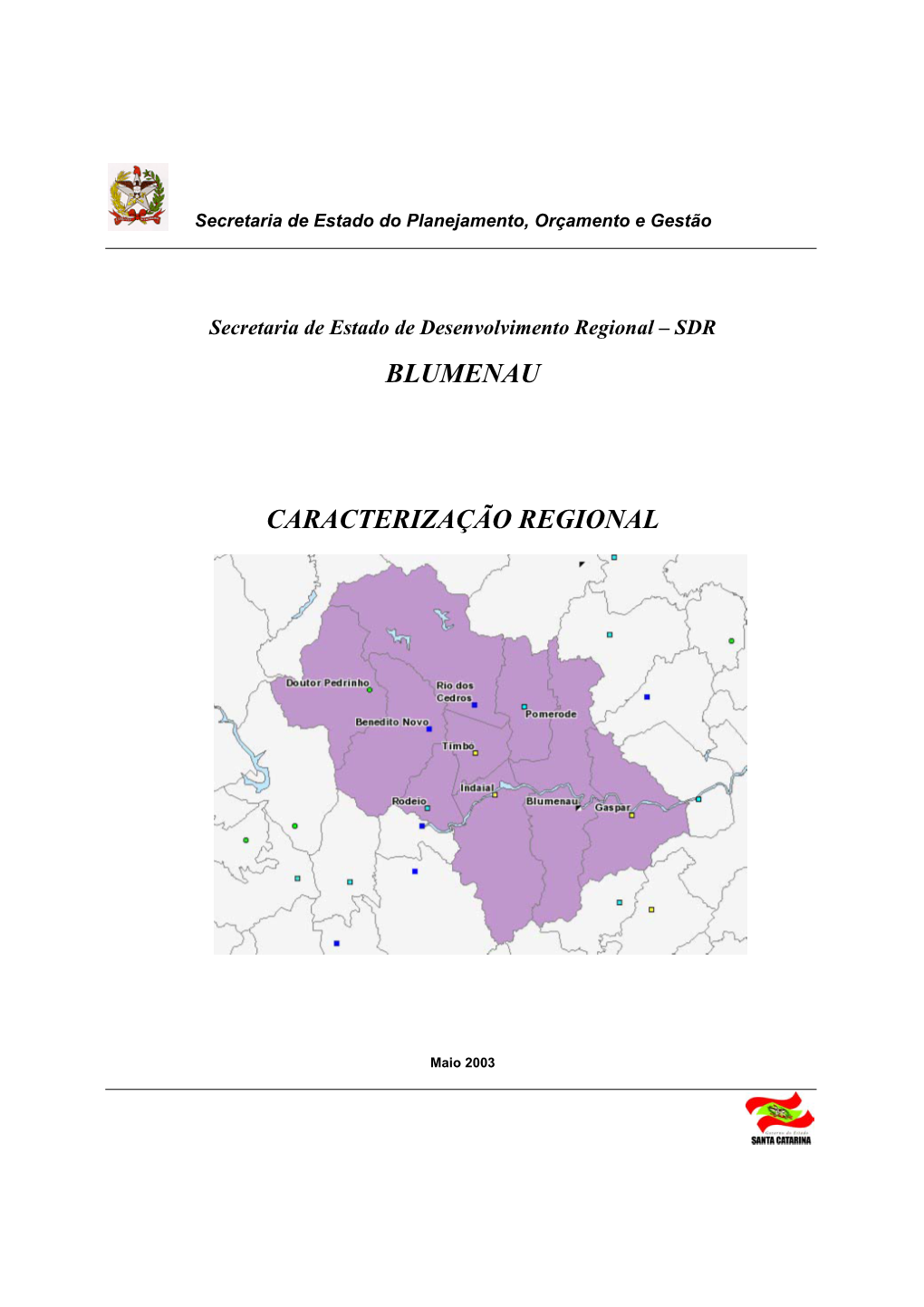 Blumenau Caracterização Regional