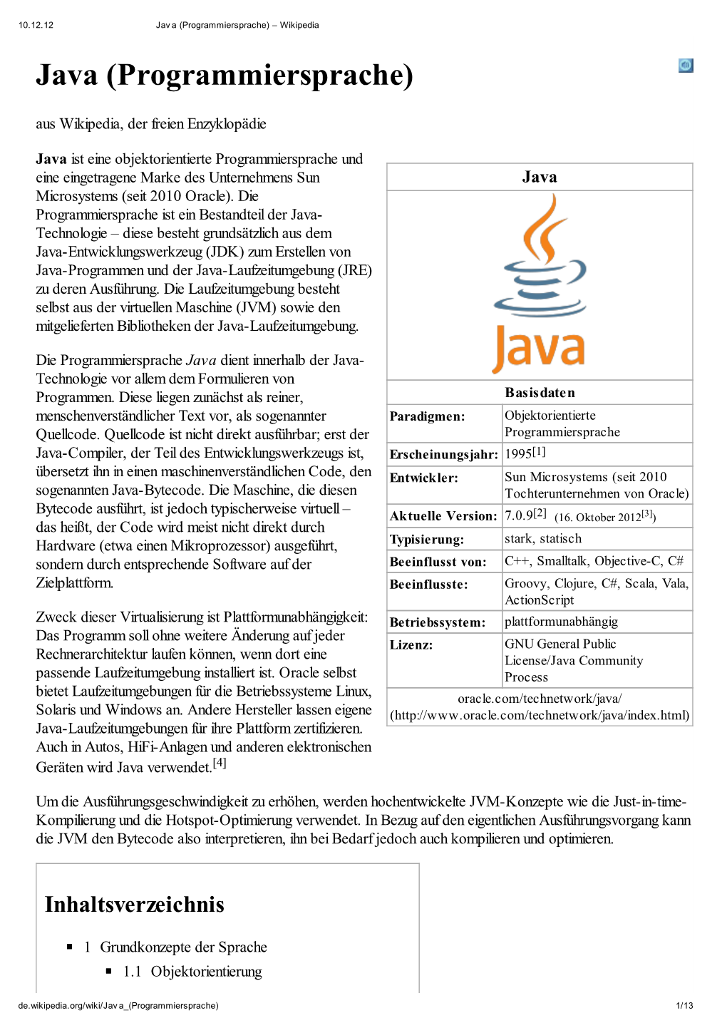 Java (Programmiersprache)