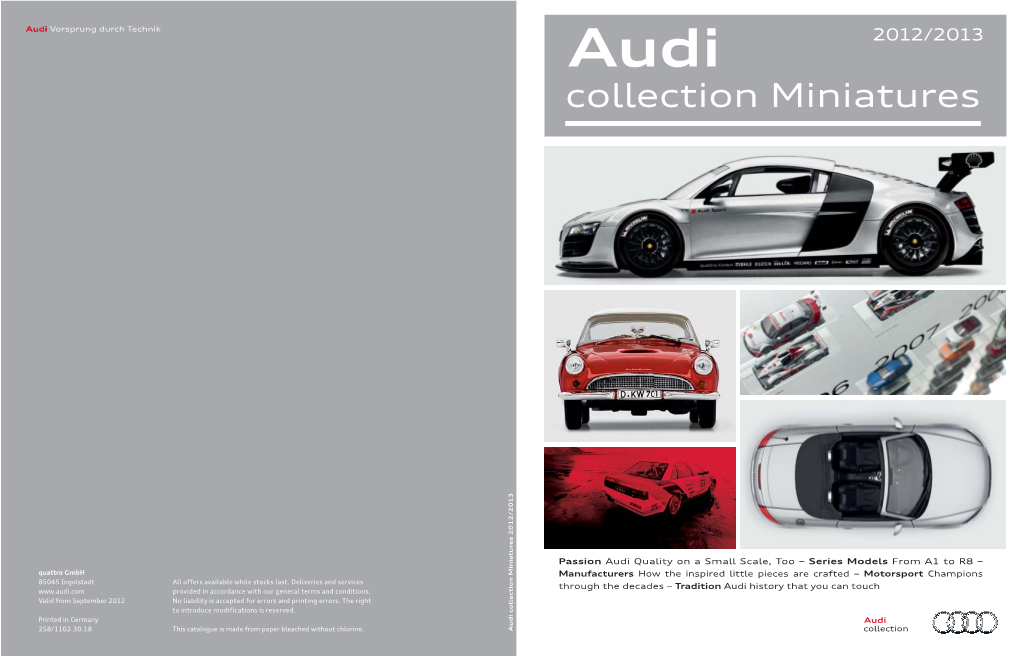 Audi Dealer Models 2012/2013