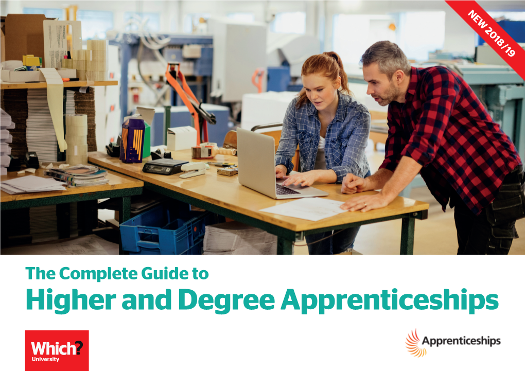 Higher and Degree Apprenticeships