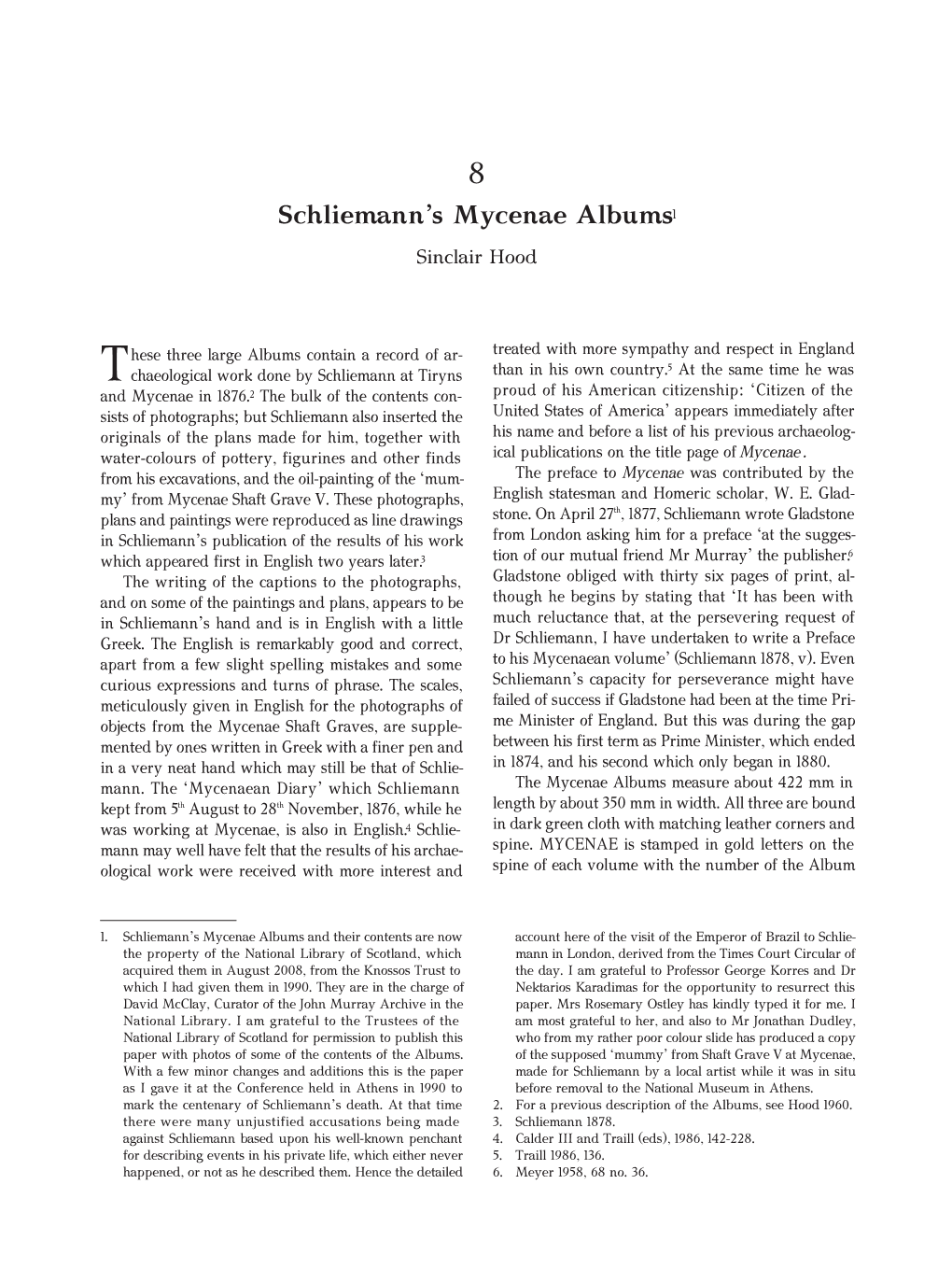 Schliemann's Mycenae Albums