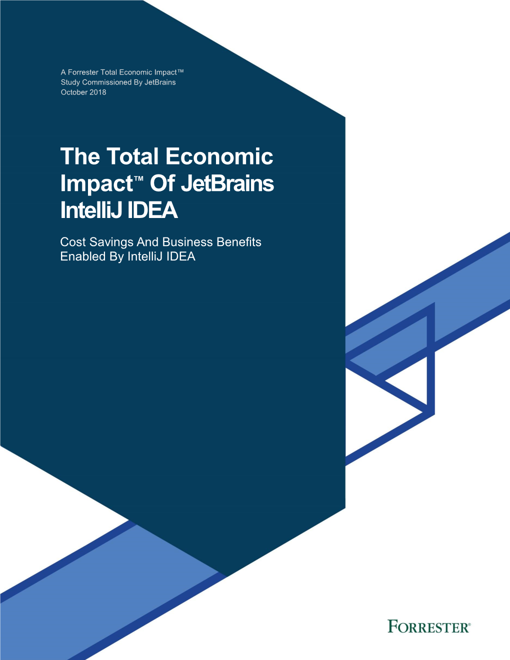 The Total Economic Impact™ of Jetbrains Intellij IDEA