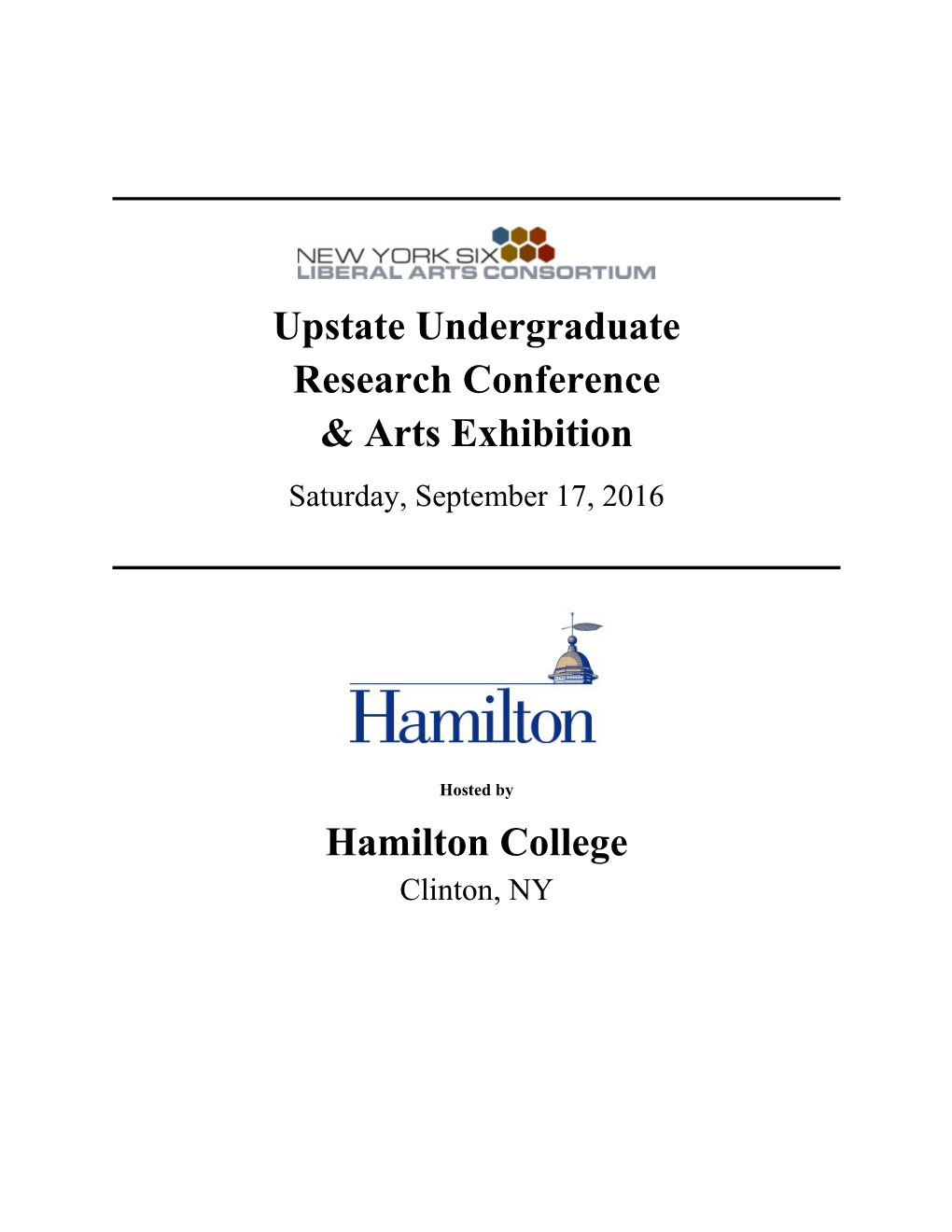 Upstate Undergraduate Research Conference & Arts Exhibition