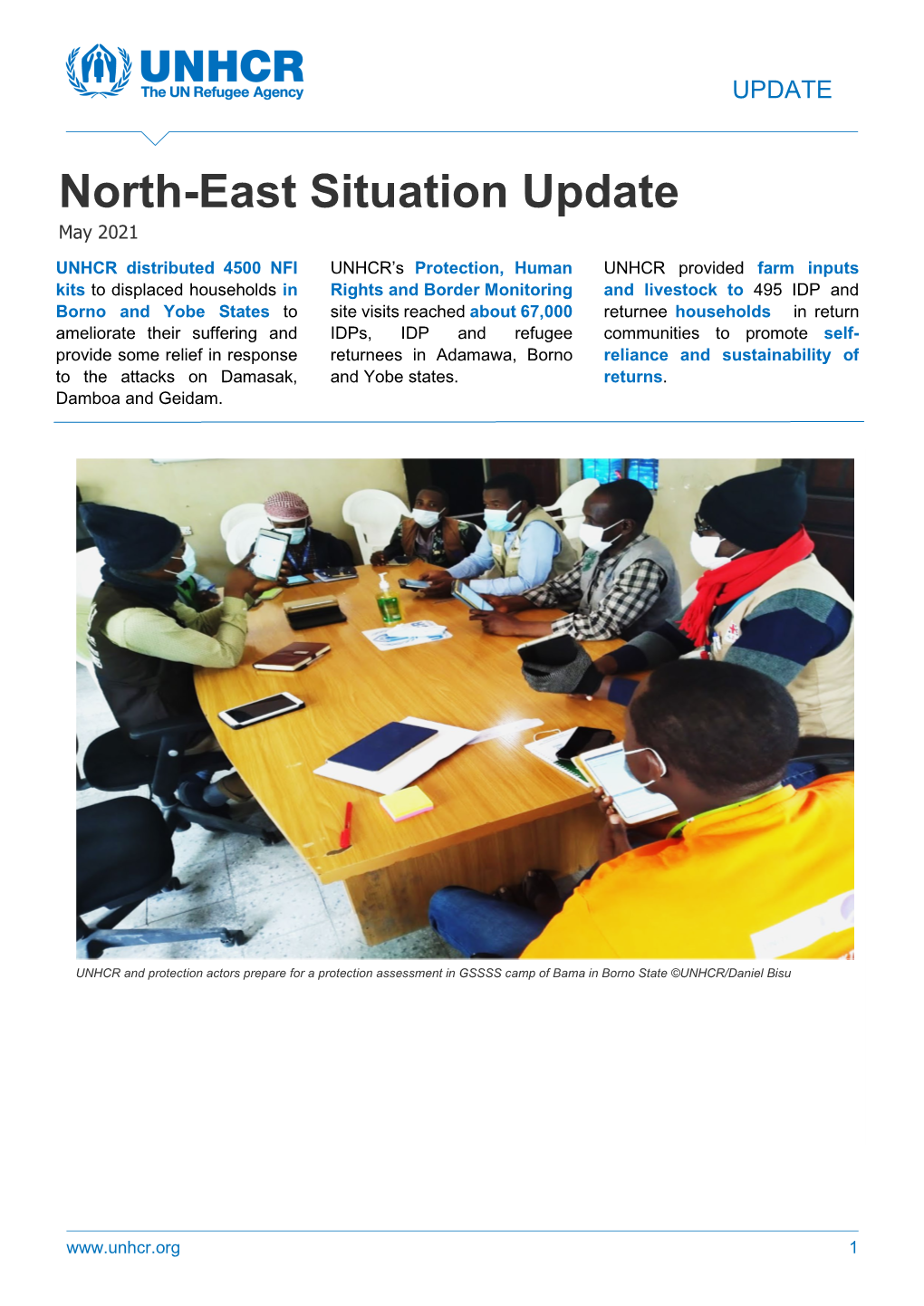 UNHCR Nigeria North-East Situation Update