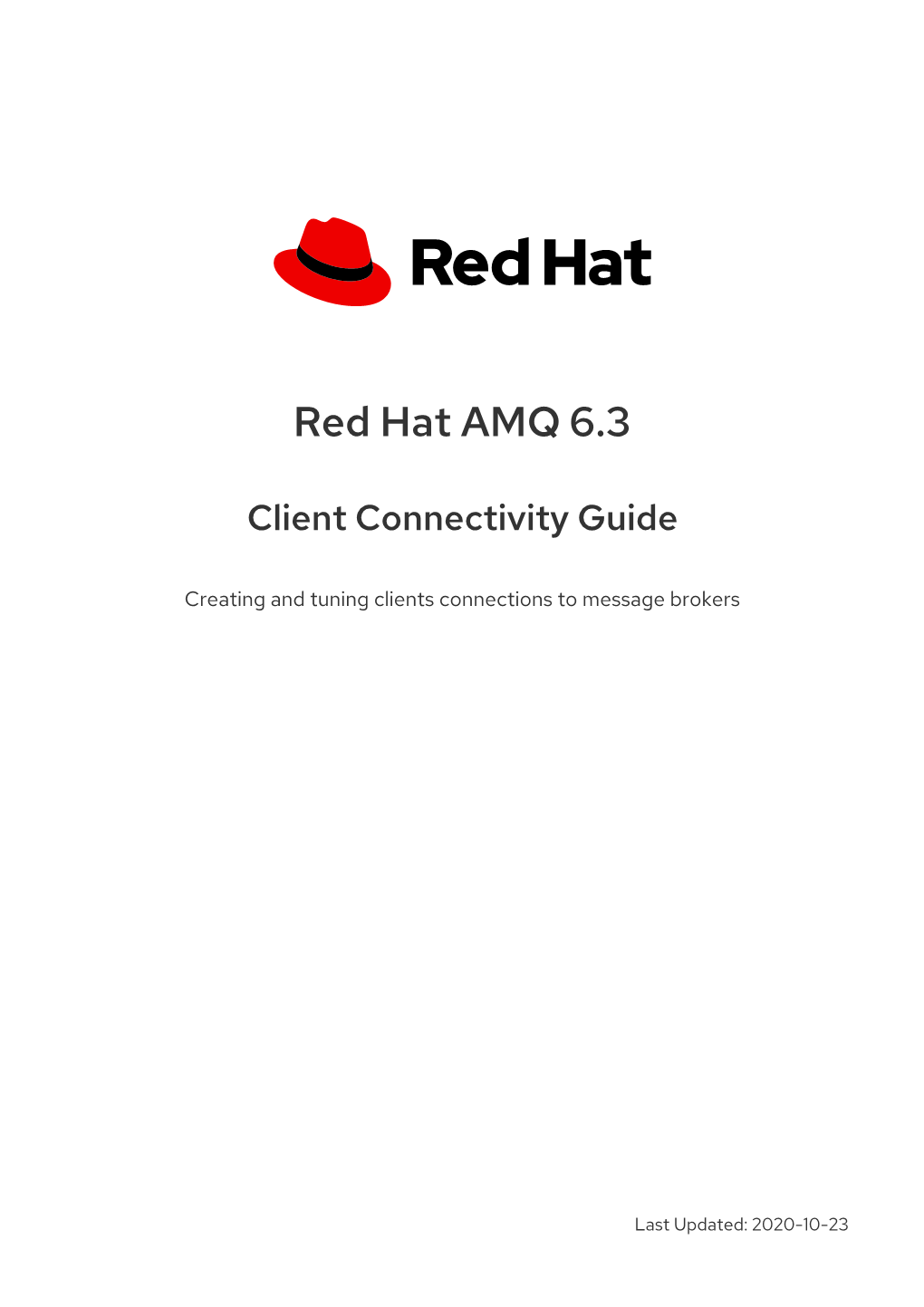 Red Hat AMQ 6.3 Client Connectivity Guide