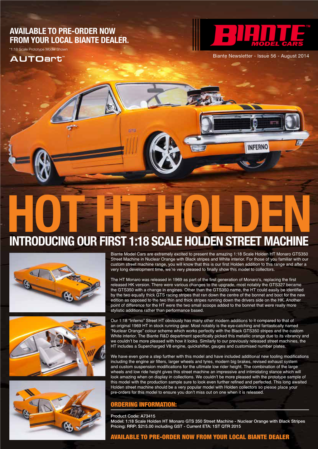 Introducing Our First 1:18 Scale Holden Street Machine