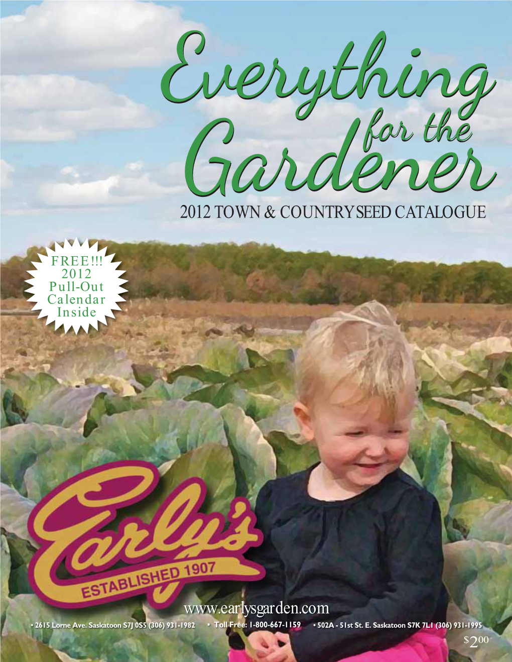 Everything for the Gardener 2012 TOWN & COUNTRY SEED CATALOGUE