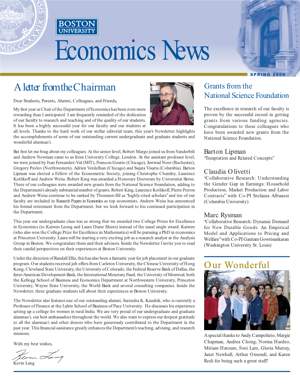 Economics News