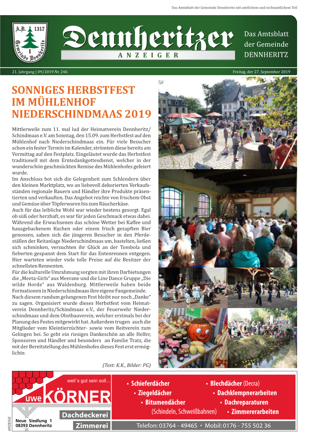 246 Dennheritzer Anzeiger 09 2019.Cdr