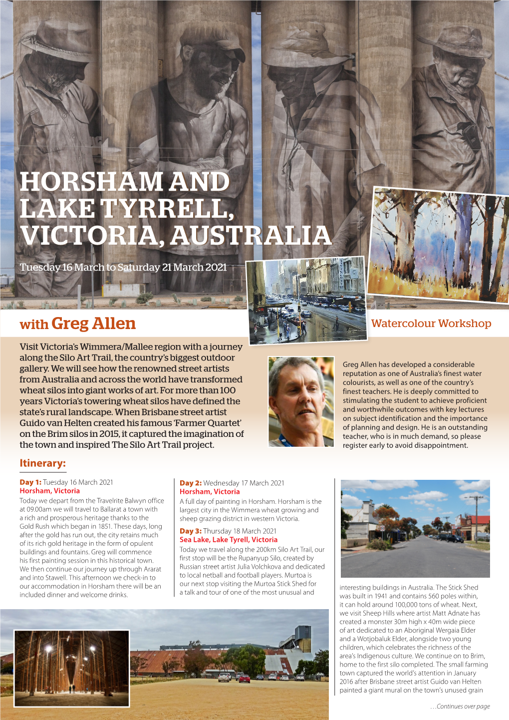 Horsham and Lake Tyrrell, Victoria, Australia