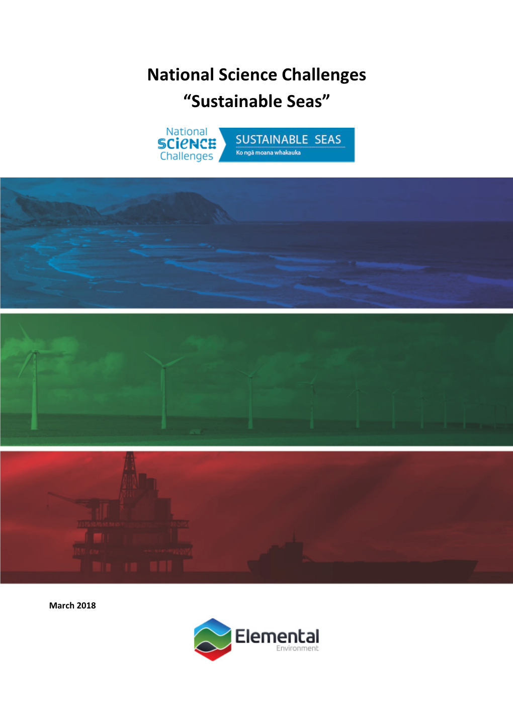 National Science Challenges “Sustainable Seas”