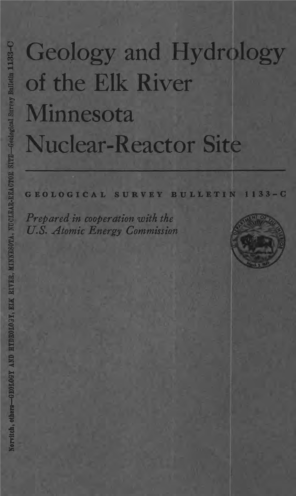 Of the Elk River M\ *° Ll | Minnesota M I Nuclear-Reactor Site