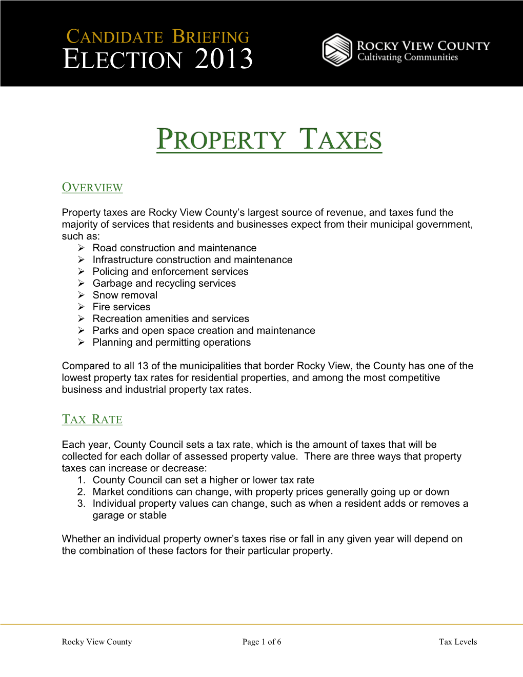 Property Taxes