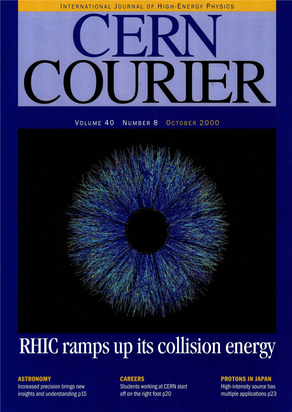 R^ Ix I XI COURIER VOLUME 40 NUMBER 8 OCTOBER 2000