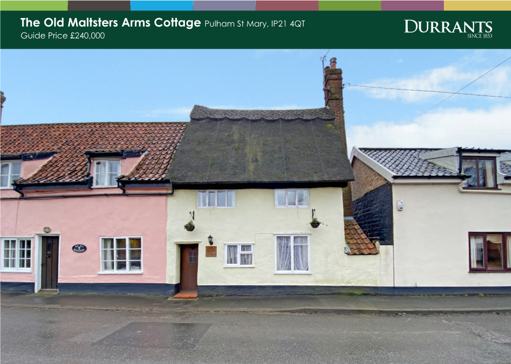 The Old Maltsters Arms Cottage Pulham St Mary, IP21