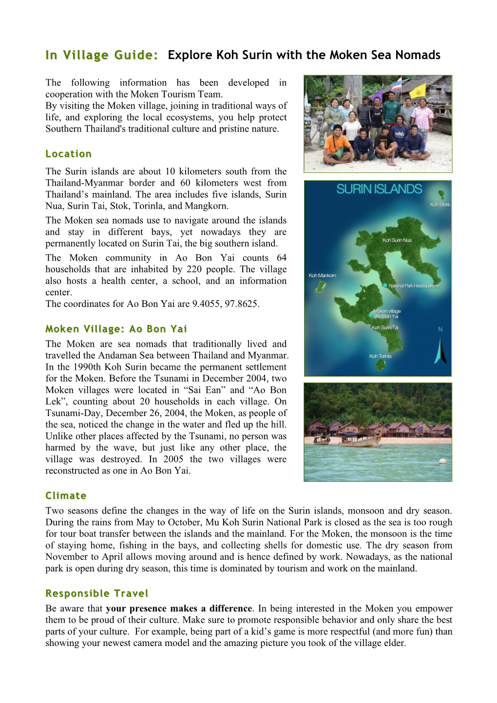 In Village Guide: Explore Koh Surin with the Moken Sea Nomads