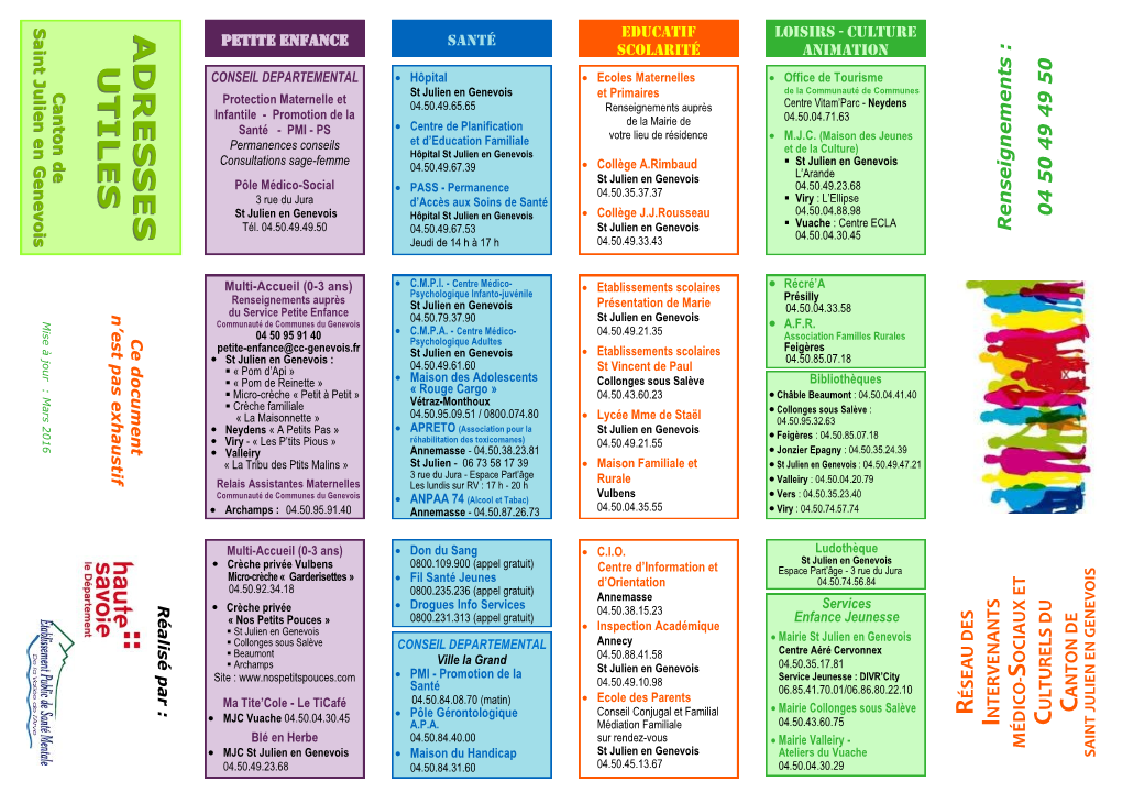 Infos Pratiques