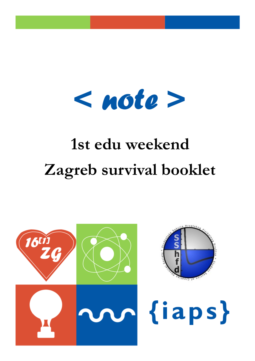 1St Edu Weekend Zagreb Survival Booklet