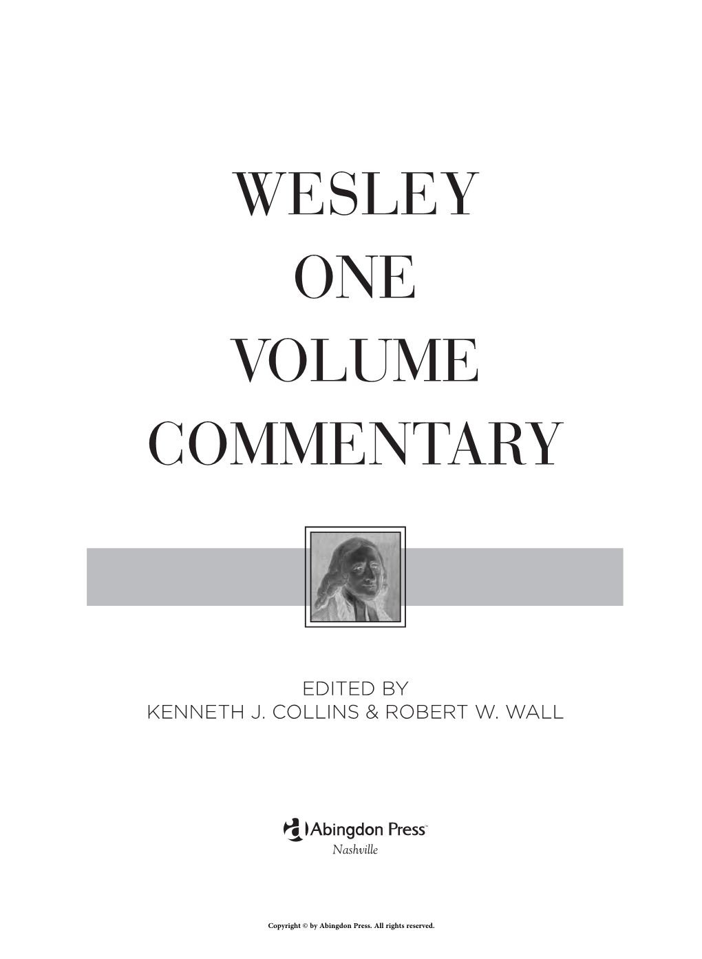 Wesley One Volume Commentary