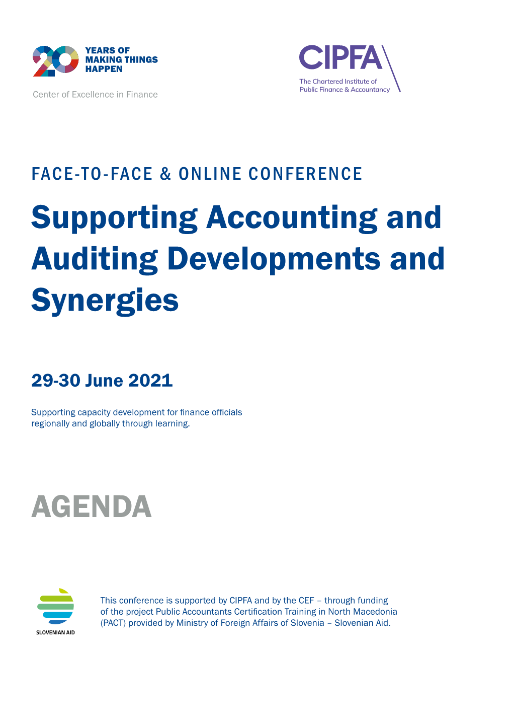 Supporting Accounting and Auditing Developments and Synergies