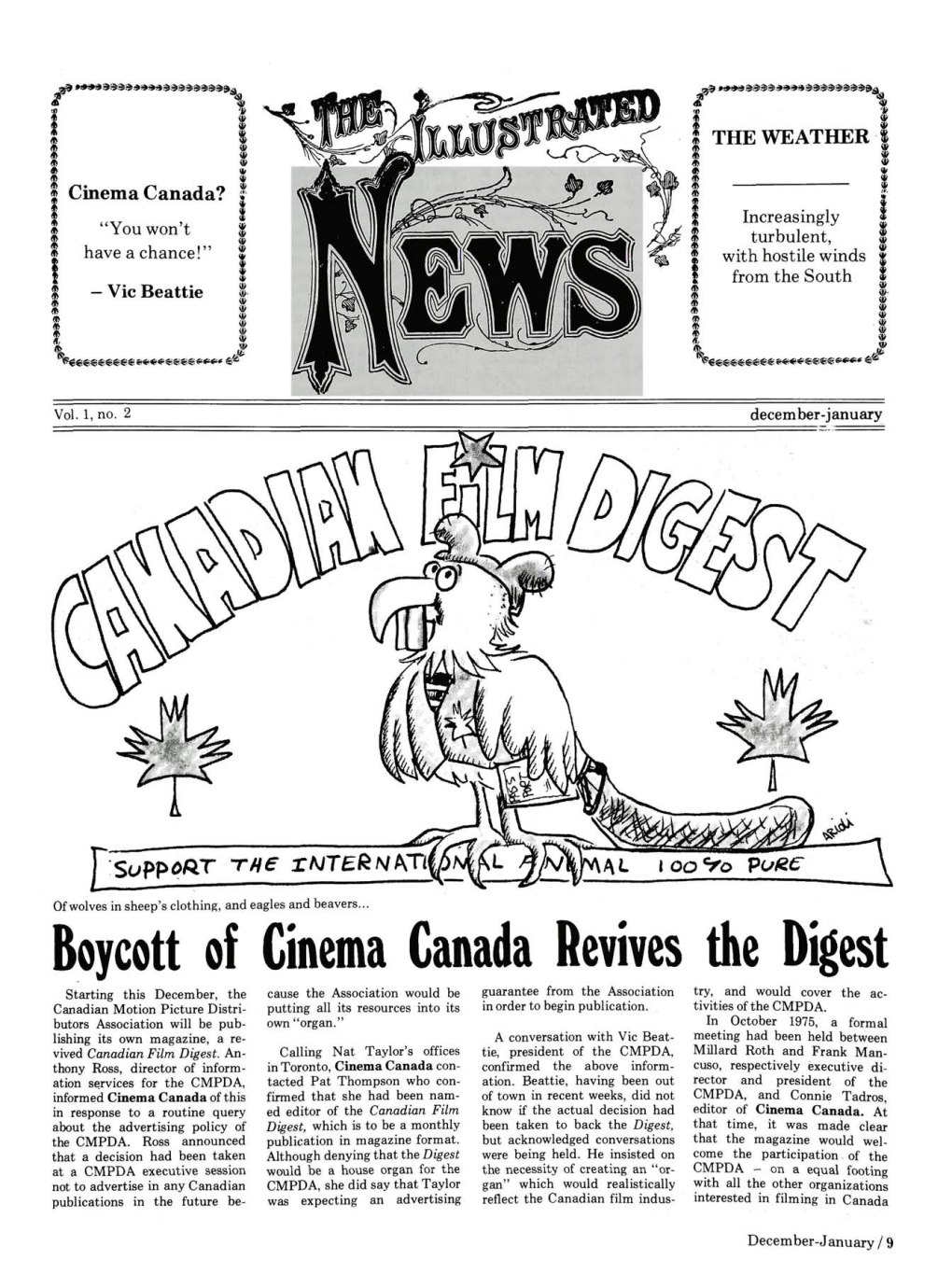 Boycott of Cinema Canada Revives the Digest