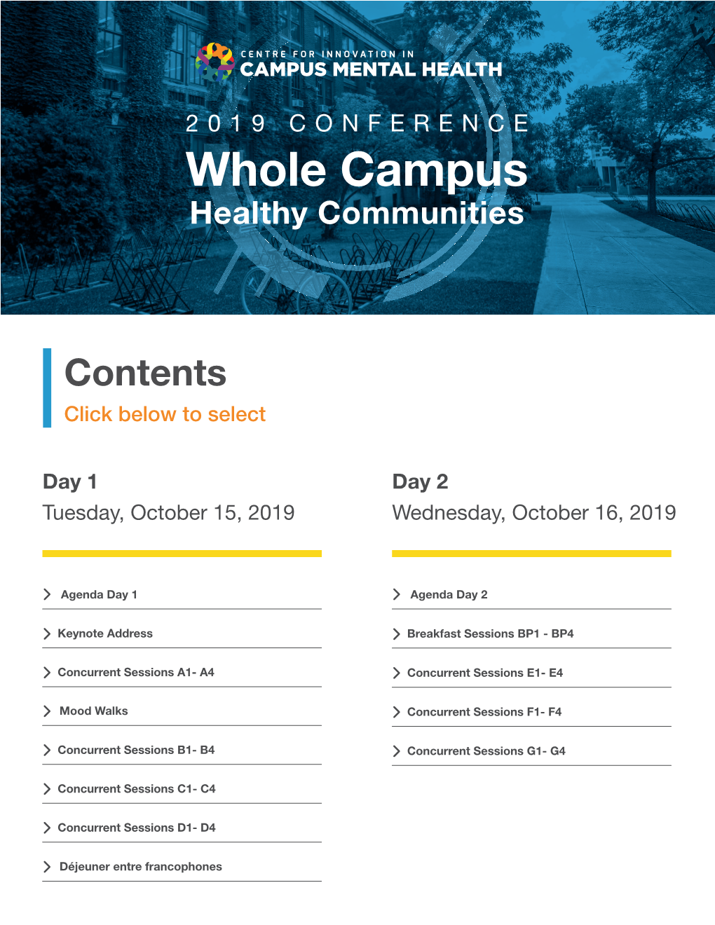 Whole Campus Healthy Communities
