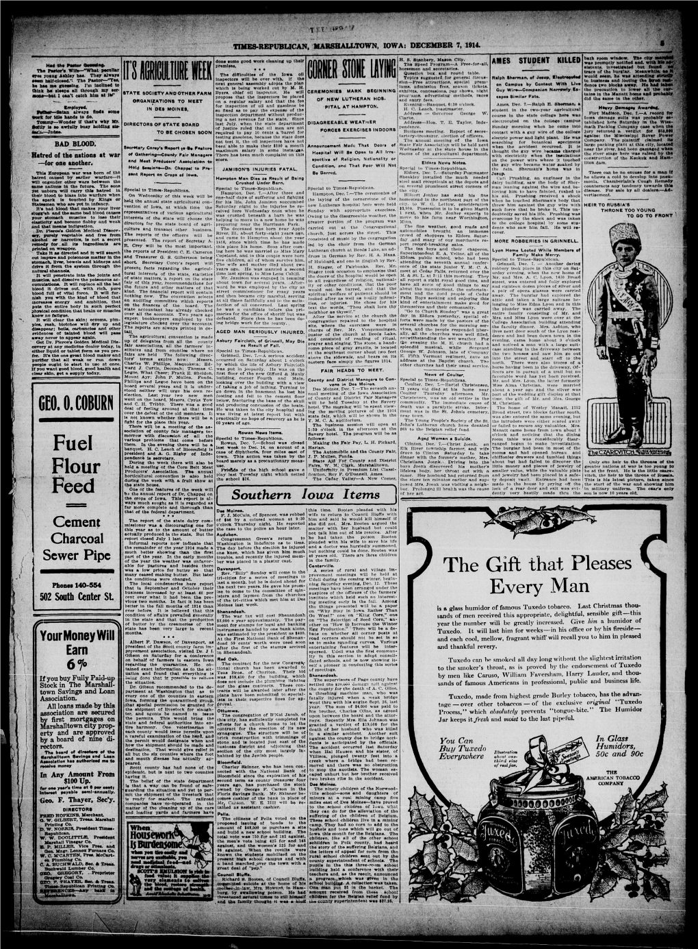 Evening Times-Republican (Marshalltown, Iowa). 1914-12-07