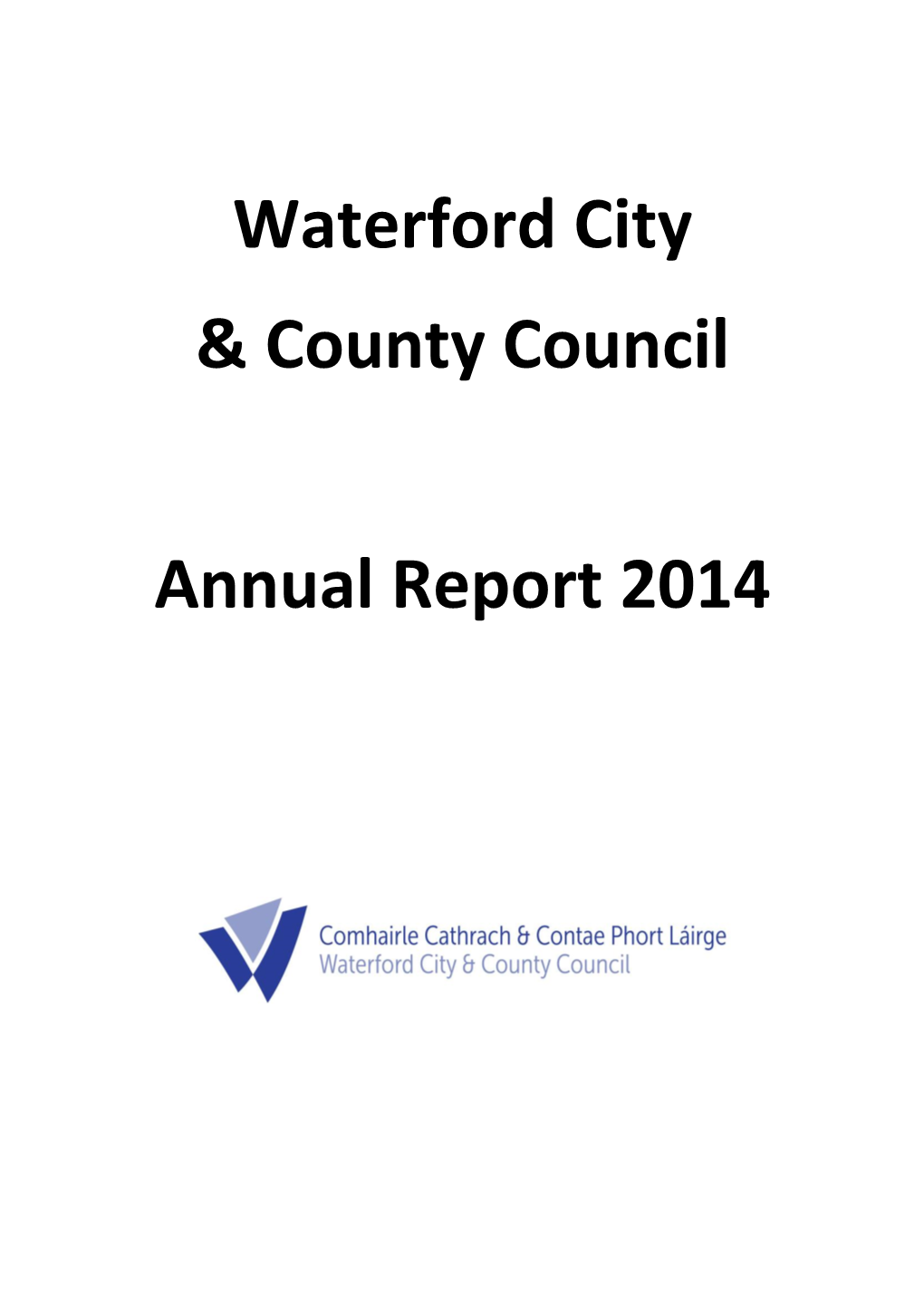 Waterford City & County Council Annual Report 2014