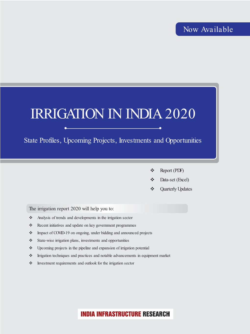Irrigation in India 2020