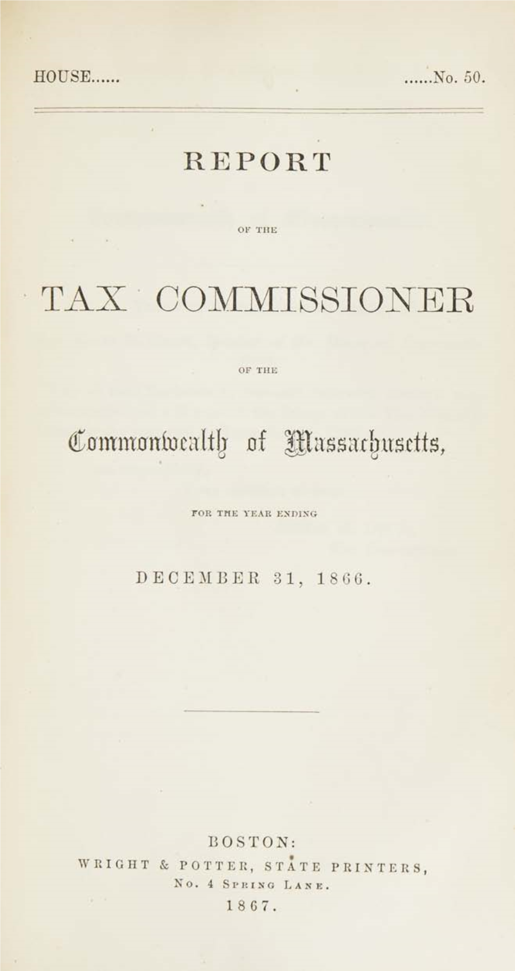 Tax Commissioner