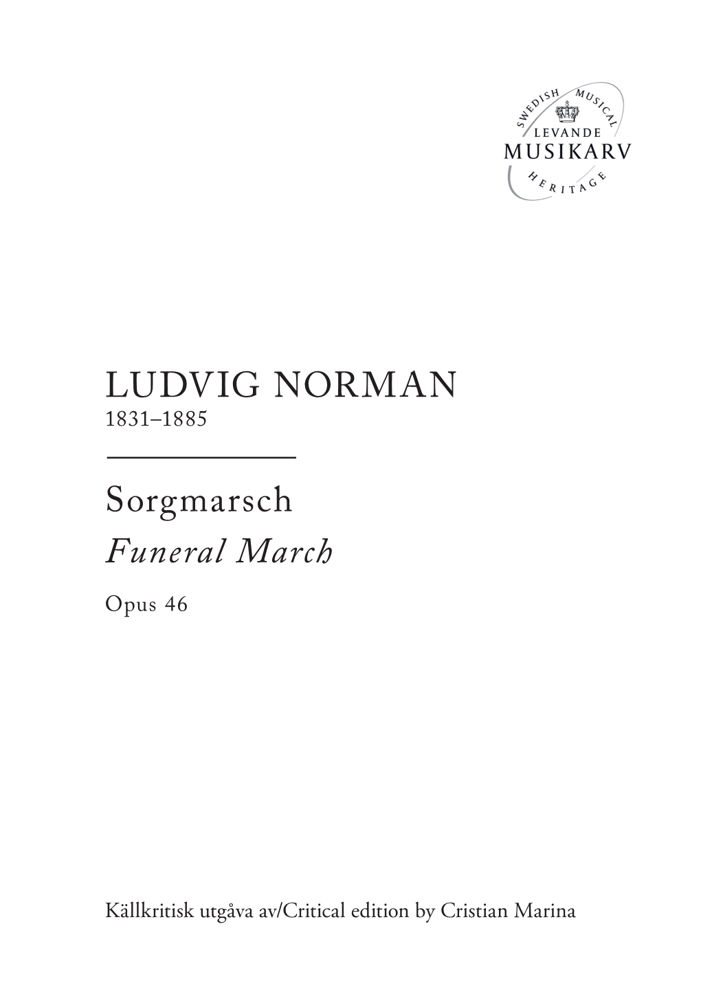 LUDVIG NORMAN Sorgmarsch Funeral March