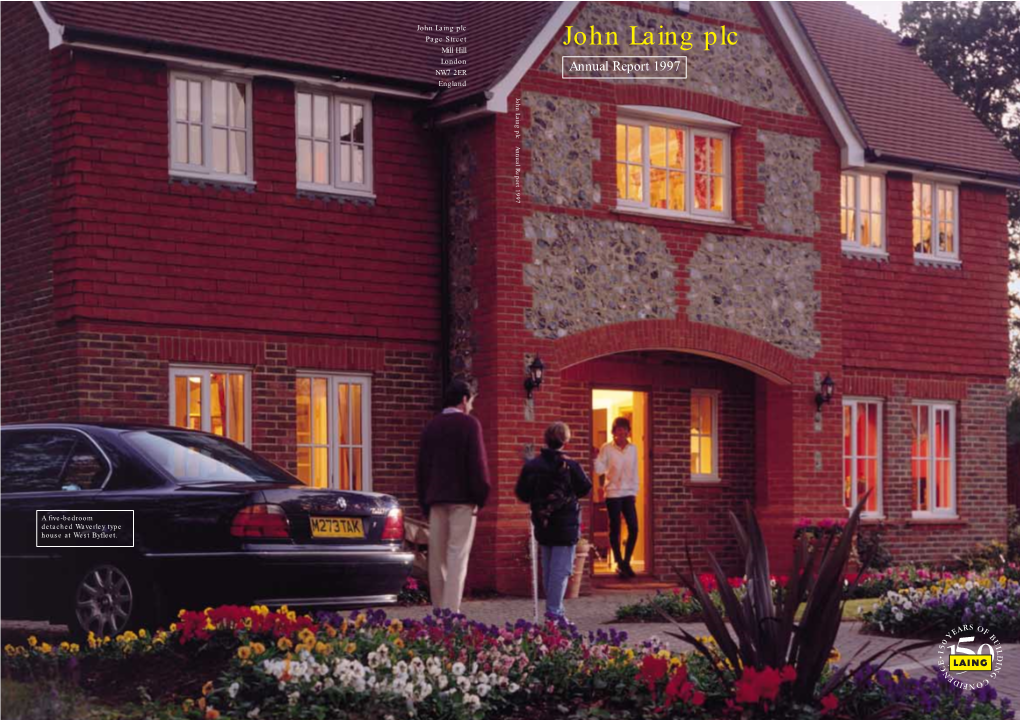 John Laing Plc Page Street John Laing Plc Mill Hill London NW7 2ER Annual Report 1997 England Onligpcannual Report 1997 John Laing Plc