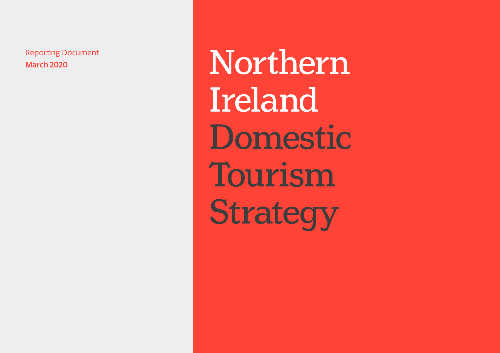 Northern Ireland Domestic Tourism Strategy 01